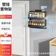 Back door hanging basket layering rack bathroom supplies bedroom door F without punching wall hanging clip storage rack light