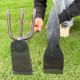 Manganese steel small hoe weeding rake vegetable planting flower weeding artifact digging soil for household agricultural land digging multi-functional tool