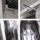 Air shower room manufacturer direct supply single-person double-bolt double-blown stainless steel dust-free workshop cargo shower door purification equipment