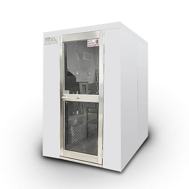 Smart external painted air shower room spot stand-off laboratory automatic air shower room air shower room door-to-door installation