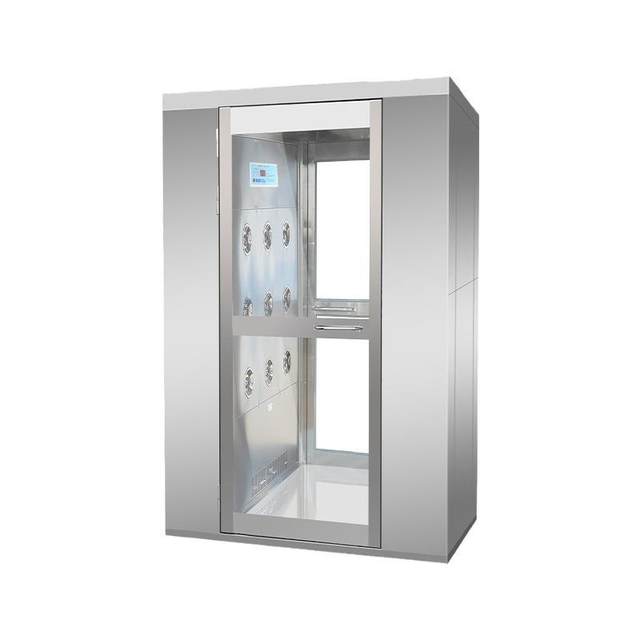 Henan air shower room factory air shower room customized multi-person air shower channel electronic factory dust-free workshop air shower room