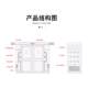 Stainless steel air shower room automatic induction sliding door air shower room dust-free purification workshop factory cargo shower room channel