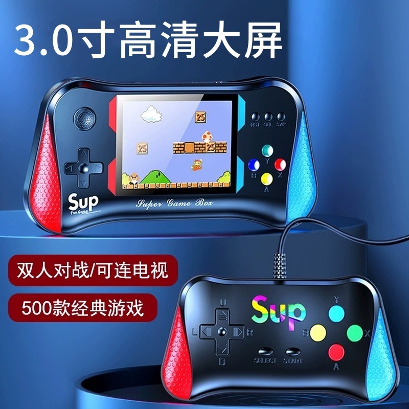 Портативная игровая консоль X7M retro arcade с 3,0-дюймовым экраном и классическим тетрисом "500 в одном" Изображение 1