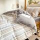 Pure cotton three-piece set student accommodation pure cotton three-piece set bedding dormitory single bed cotton sheet quilt cover