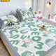 Cartoon ice silk mat three-piece set for children's summer water-washed bed sheets M people air conditioning soft mat student dormitory bed