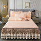European style bed skirt A style latex cool mat ice silk mat three-piece set natural mat cool mat sheet bed cover summer air conditioning