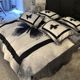 High-end light luxury b high-end ice silk four-piece set summer silky naked sleeping quilt cover bed sheet 2024 new bed