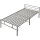 Folding bed steel a wire bed single household thick iron bed A double simple bed lunch break companion bed foldable iron frame