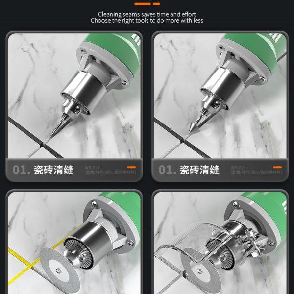 槽清缝美缝剂施工工具清理开器电动瓷砖神器清缝锥切割机专用地砖