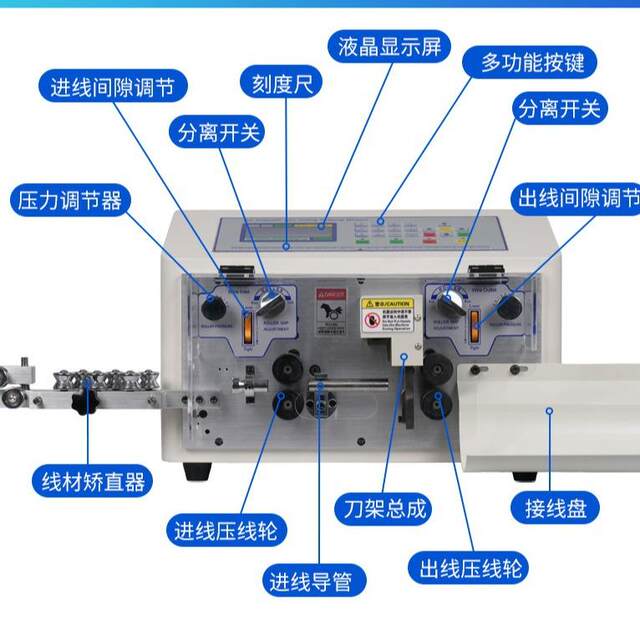 Computer wire cutting machine Teflon wire electronic wire glass wire down wire stripping machine 25 square wire peeling machine
