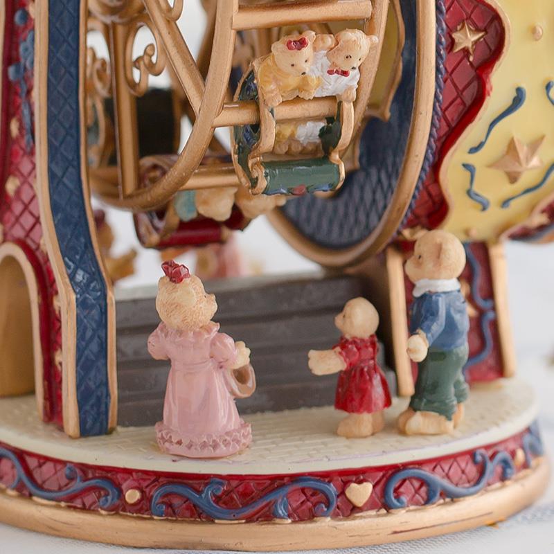 2024 NEW FERRIS MUSIC BOX LOVE HONEY ONLY FOR YOU WHEEL MUSIC BOX GIRL HEART PRACTICAL GIRLS CHILDRENS BIRTH