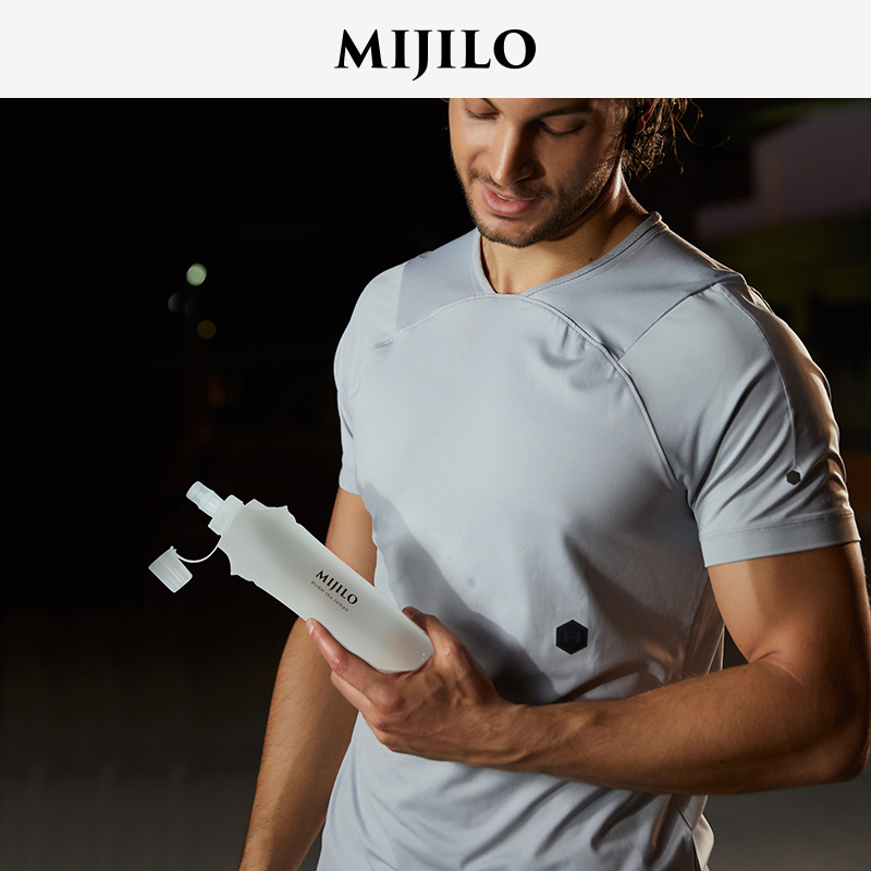 mijilo Sports Bottle Outdoor Soft Foldable Trail Running Bag Marathon Portable Water Cup_voghion.com