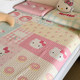 Hello Kitty latex mat summer ice silk three-piece set sheet student dormitory washable mattress new