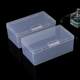 Transparent PP box rectangular plastic parts box small hardware tool mobile phone repair fishing tackle box heightened storage box