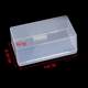 Transparent PP box rectangular plastic parts box small hardware tool mobile phone repair fishing tackle box heightened storage box