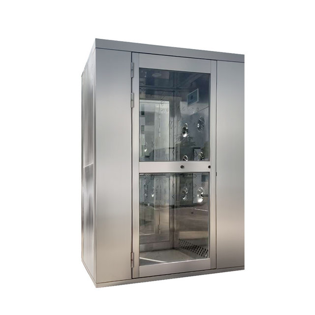 Dongguan manufacturer stainless steel air shower room direct supply intelligent voice facial recognition single person single hair shower door goods shower room