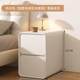 Solid wood bedside table butter style storage simple modern small cabinet home bedroom light luxury small bedside storage cabinet