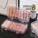 Wearing armor storage box Large capacity nail art storage box Z triple folding nail art multifunctional transparent jewelry storage box