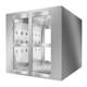 Double door cargo shower room stainless steel single double multi-person air shower channel food workshop cleaning shoe sole cargo shower machine