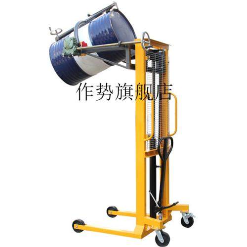 油桶搬运压油桶翻转倒料车电动铁桶升搬圆桶M高运工具手动液车叉