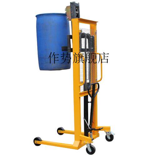 油桶搬运压油桶翻转倒料车电动铁桶升搬圆桶M高运工具手动液车叉