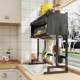 Kitchen sink storage rack household dishes storage dish sink sink pool dustproof cabinet multi-function drain rack
