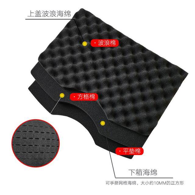 小型电脑仪器塑料防护箱多功能手提安全箱五金工具便携式收纳箱子