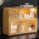 Desktop storage box storage cabinet j tea set display cabinet tableware cosmetic storage cabinet water cup storage rack kitchen