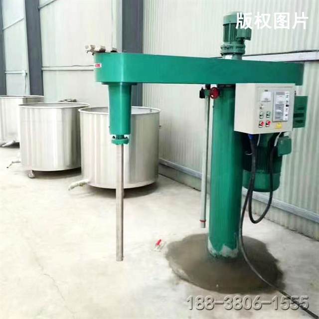 1-ton hydraulic lift high-speed dispersion mixer 22kw electric high-speed dispersion machine Shear emulsification dispersion machine