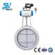 Manufacturer custom smoke exhaust fire valve, circular pneumatic air valve, non-standard pneumatic flange ventilation butterfly valve produced according to the diagram