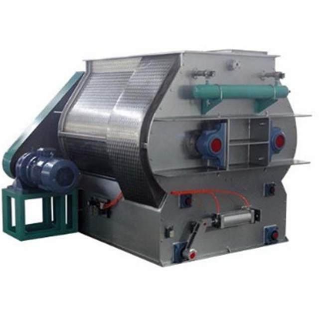 Gravity-free two-axis blade mixer is suitable for food feed chemical and other powder materials mixing uniformly and high