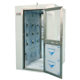 Stainless steel double double hair shower room dust-free workshop decoration air shower machine manufacturer food purification project air shower door