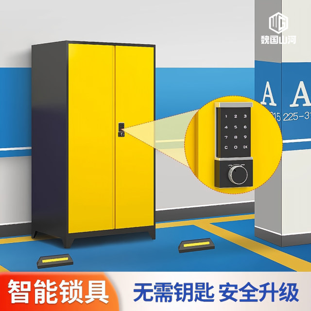 Garage storage cabinet Garage parking space cabinet Basement moisture-proof cabinet Fishing gear storage cabinet Parking space Iron cabinet tool box
