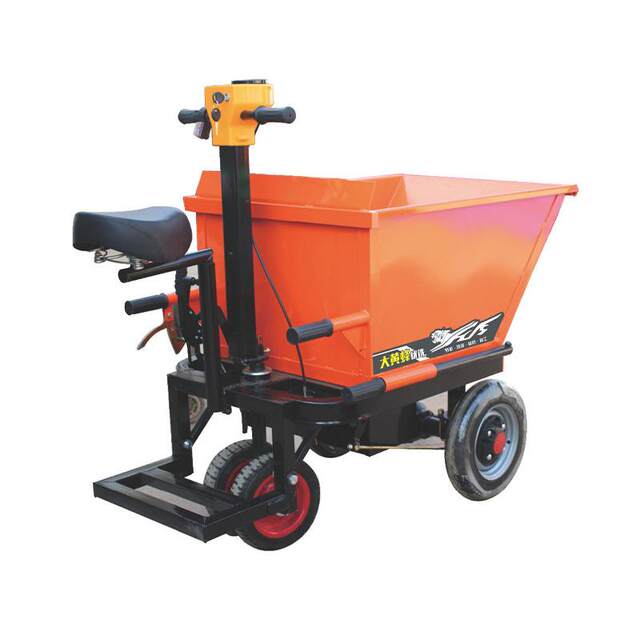 Electric ash truck trolley construction site dump truck three-wheel tool truck agricultural breeding loading bricks
