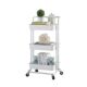 Hardware girl home bedroom kitchen hand push cart multi-layer lightweight movable removable storage storage rack