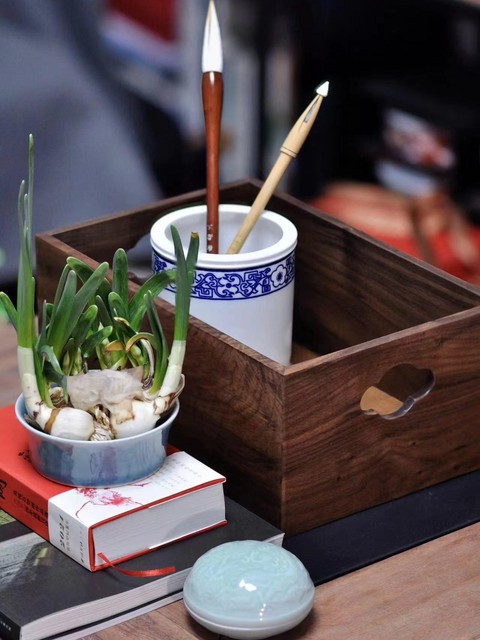 北美黑胡桃木实木茶几收纳盒首饰储物盒茶具杯子置物盒收纳展示柜