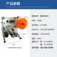 Factory direct sales semi-automatic horizontal round bottle labeling machine small desktop plastic glass bottle self-adhesive labeling machine