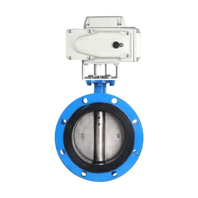 Electric flange butterfly valve 941/soft seal ball mill cast iron switch electric butterfly valve