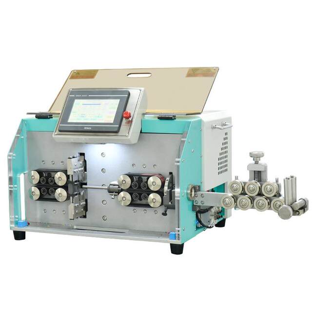 Juli Factory direct sales fully automatic multi-core sheathed wire inner and outer skin stripping machine large square wire cable stripping machine