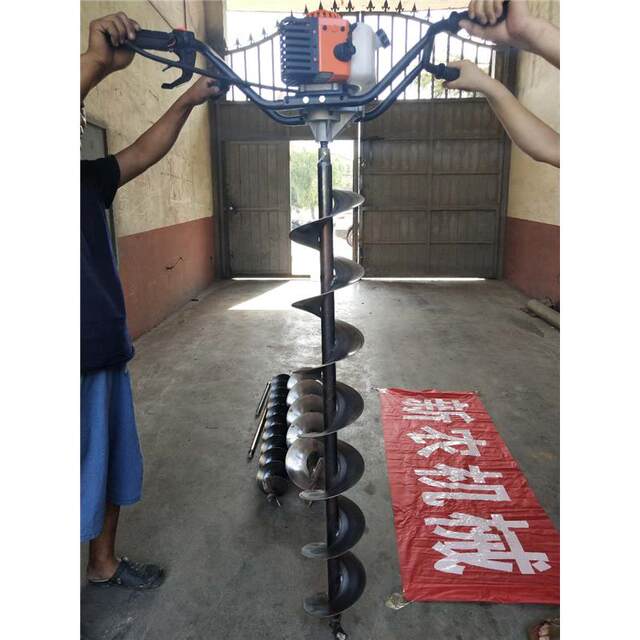 清桩芯掏土机带支架管桩掏泥手动螺旋钻挖孔桩工具