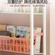 Steel door back bookshelves hole plate storage rack ultra-thin floor-standing simple extremely narrow joint wall-mounted storage cabinet