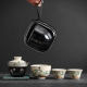 Kuaike cup cover bowl Kung Fu ceramic tea cup set storage bag one pot three cups wood ash portable travel tea set