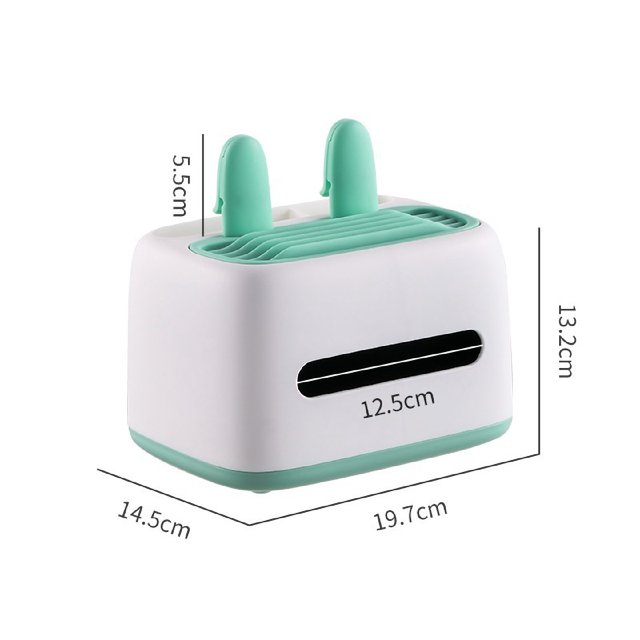 Creative tissue box Living room light luxury home dining room cardboard box remote control coffee table storage box cute girl draws Tang Yan