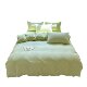 Waffle Jacquard 60 Pure Cotton Four-Piece Set Solid Color AB Version All Cotton Waffle Three-Piece Set Dormitory Bedding Sheet Quilt Cover