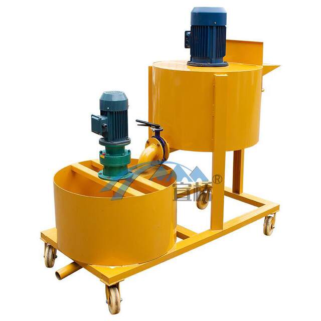 Guangxi Liuzhou Liangquan Copper Motor Channel Grouting Multifunctional High-speed Low-speed Bucket Concrete Mortar Mixer