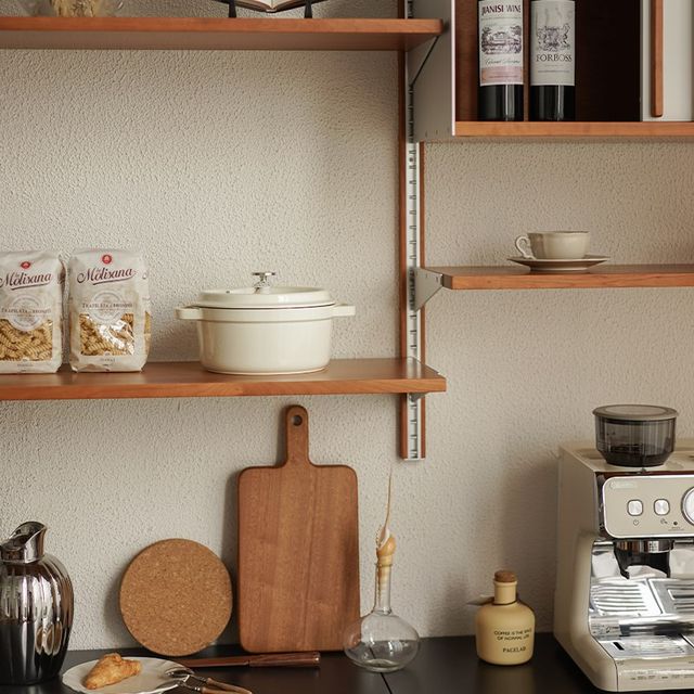 Wooden Collection Room/Eames Wall Stand Snack Multi-layer Storage Rack Storage Rack Multifunctional Solid Wood Bookshelf
