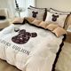 Light luxury high-end four-piece set bed sheet and quilt cover 2024 new autumn bedding quilt cover bed cover student three-piece set