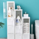 18CM bathroom slit storage rack bathroom x toilet drawer storage rack plastic floor-standing cabinet