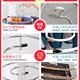 Duvet drying artifact spiral balcony multi-functional household cooling bed sheet quilt cover quilt single stainless steel large clothes drying rack