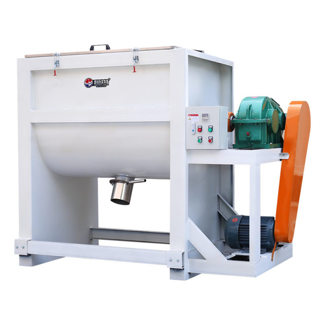 Lixin Large-scale Horizontal Mixer Heating Powder Granules Mixed Color Mixed Feed Drying and Dehumidification Mixer